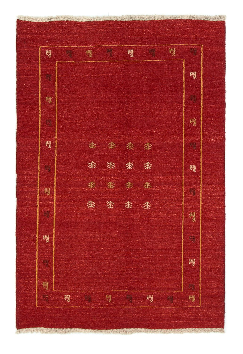 Gabbeh Teppich - Perser 120 x 178 cm - rot