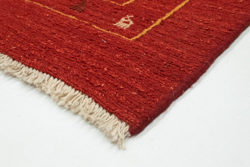 Gabbeh Teppich - Perser 120 x 178 cm - rot