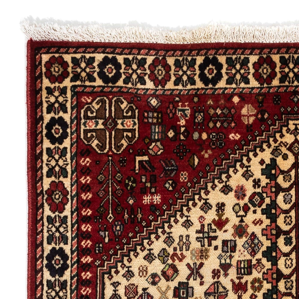 Abadeh Teppich 106x153cm - Perserteppich - beige
