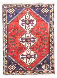 Shiraz Teppich 110x145cm - Perserteppich - dunkelrot – product image