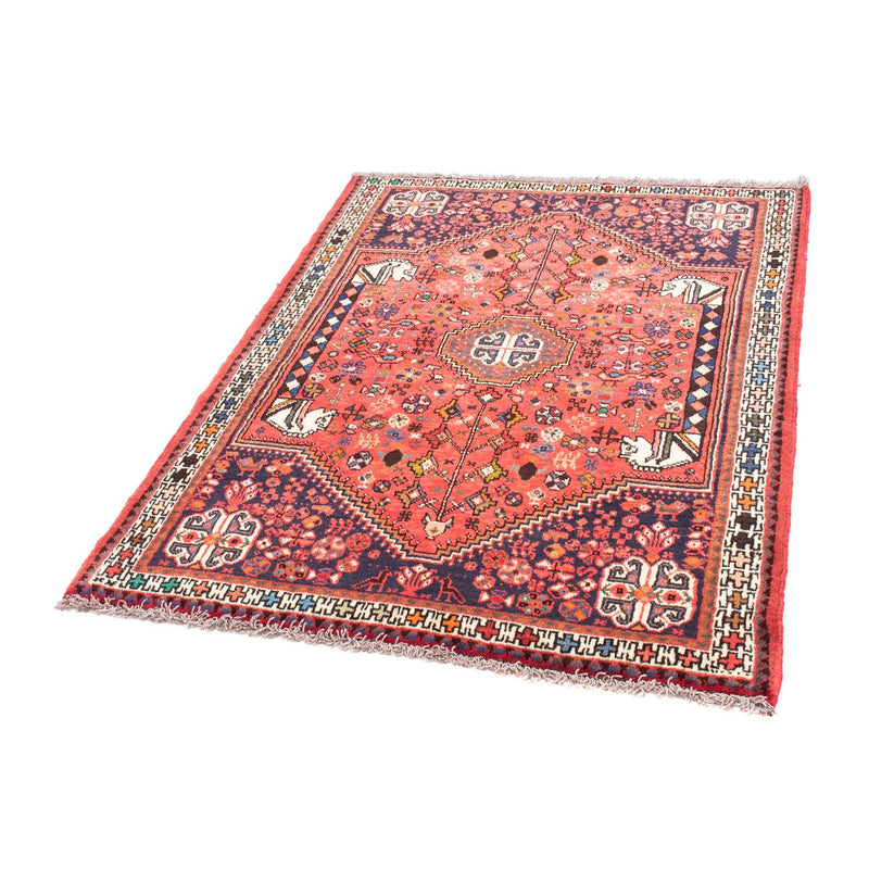 Shiraz Teppich 108x143cm - Perserteppich - hellrot