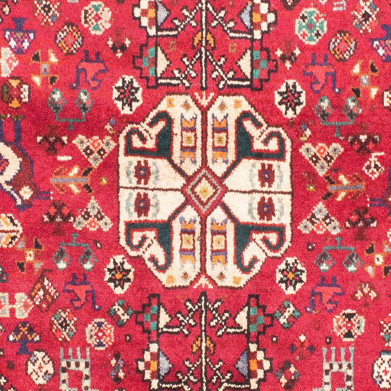 Ghashghai Teppich 110x167cm - Perserteppich - rot