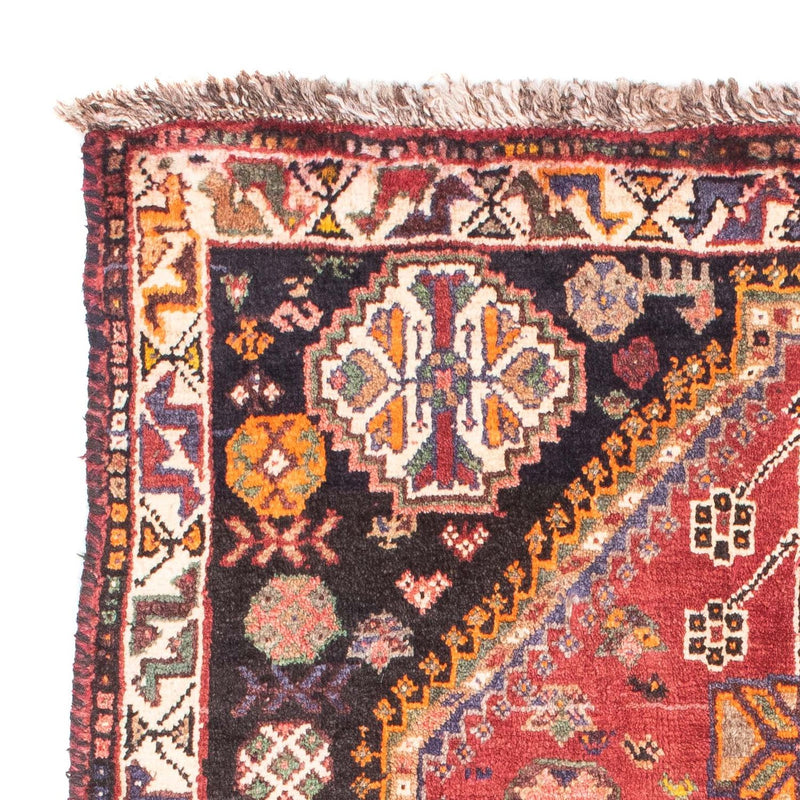 Shiraz Teppich 105x150cm - Perserteppich - dunkelrot