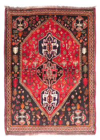 Shiraz Teppich 124x174cm - Perserteppich - dunkelrot – product image