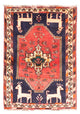 Shiraz Teppich 120x165cm - Perserteppich - dunkelblau