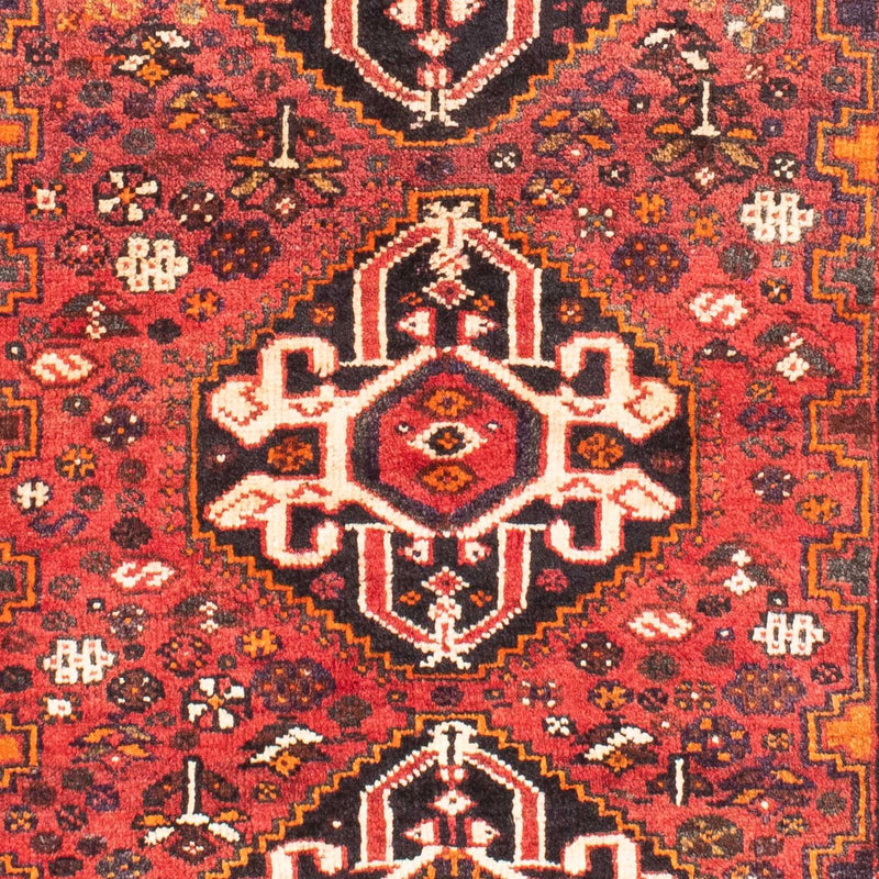 Shiraz Teppich 114x152cm - Perserteppich - dunkelrot