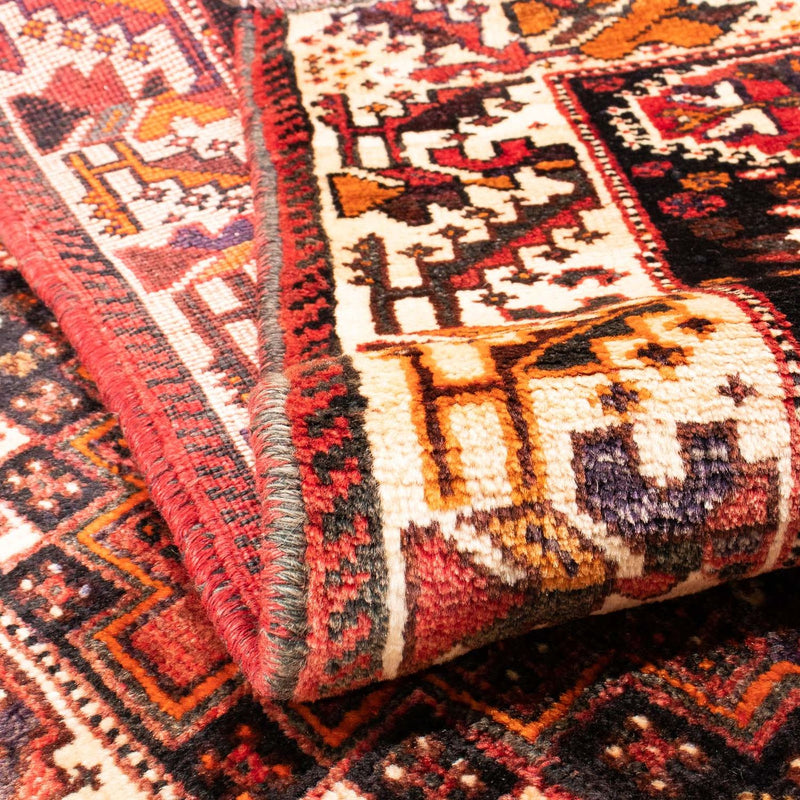 Shiraz Teppich 114x152cm - Perserteppich - dunkelrot