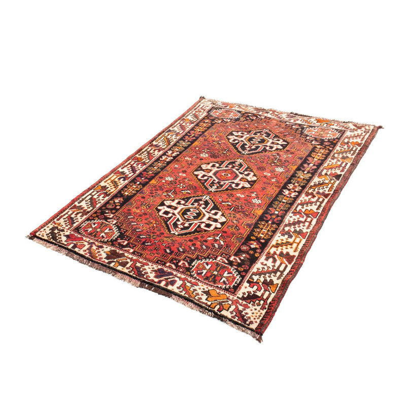 Shiraz Teppich 114x152cm - Perserteppich - dunkelrot