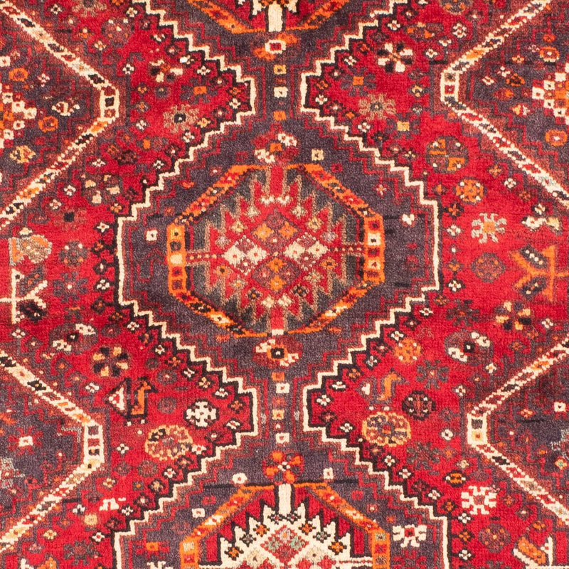 Shiraz Teppich 116x170cm - Perserteppich - dunkelrot