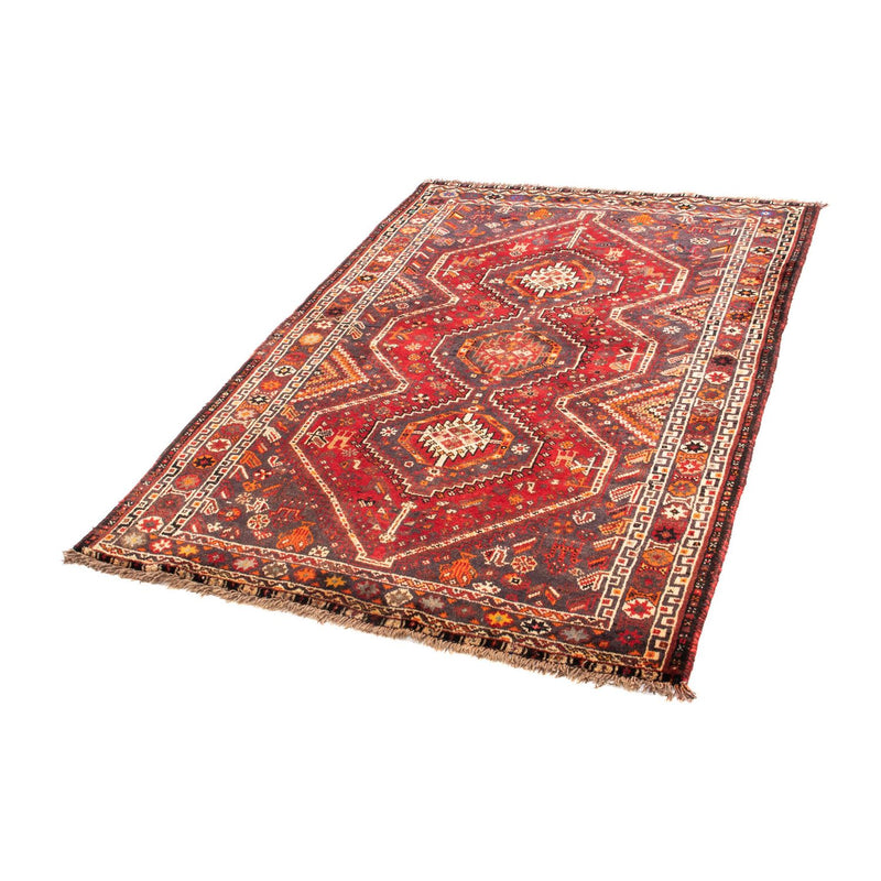Shiraz Teppich 116x170cm - Perserteppich - dunkelrot
