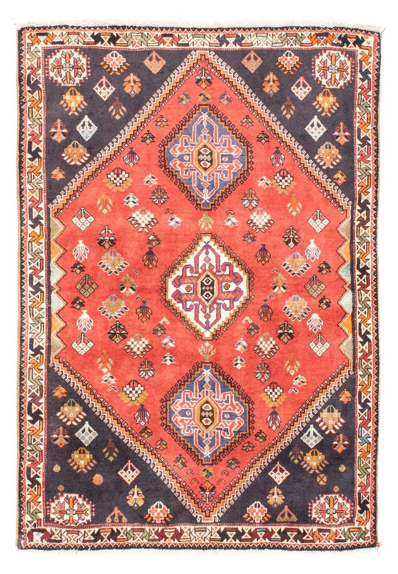 Shiraz Teppich 115x157cm - Perserteppich - hellrot