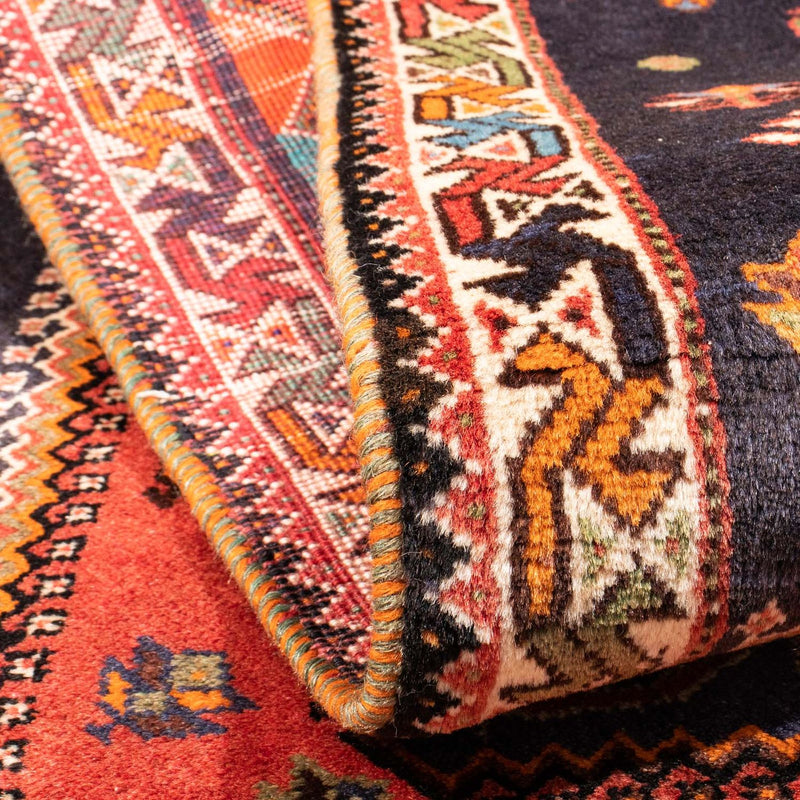 Shiraz Teppich 115x157cm - Perserteppich - hellrot