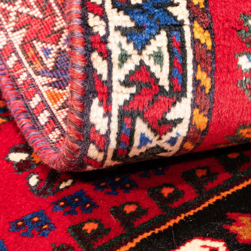 Shiraz Teppich 83x157cm - Perserteppich - dunkelrot