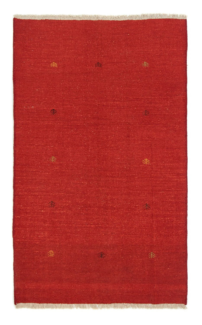 Gabbeh Persisch Teppich 120x196cm - Perserteppich Wollteppich - rot