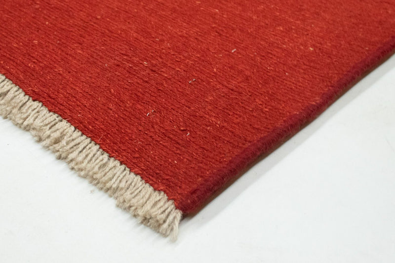 Gabbeh Persisch Teppich 120x196cm - Perserteppich Wollteppich - rot