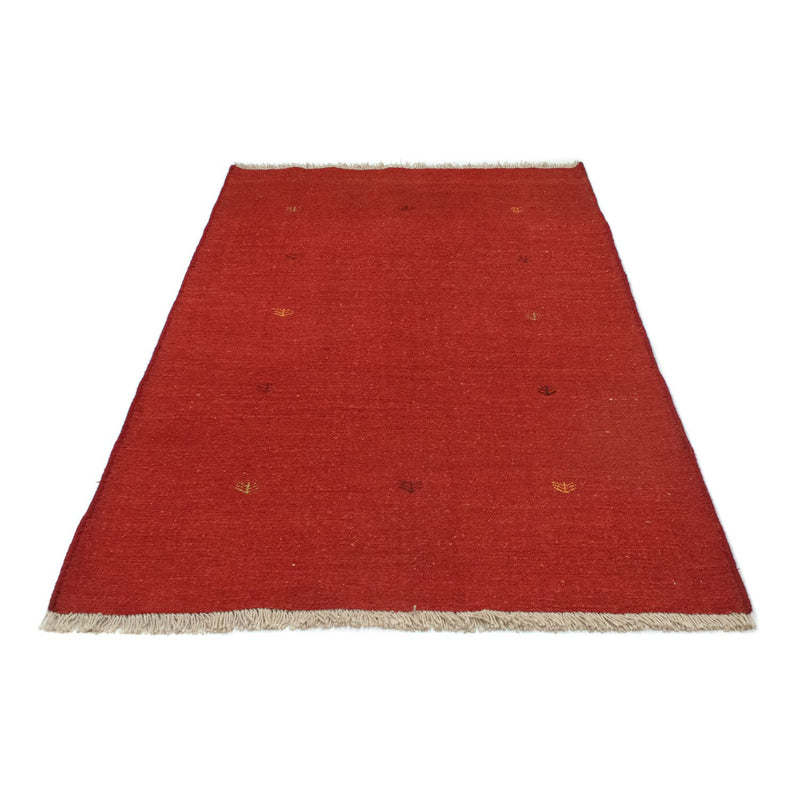Gabbeh Persisch Teppich 120x196cm - Perserteppich Wollteppich - rot