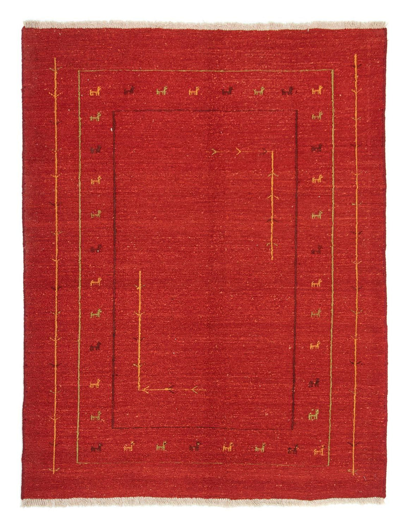 Gabbeh Persisch Teppich 151x195cm - Perserteppich Wollteppich