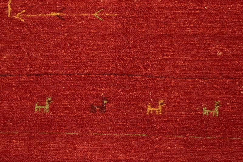 Gabbeh Persisch Teppich 151x195cm - Perserteppich Wollteppich