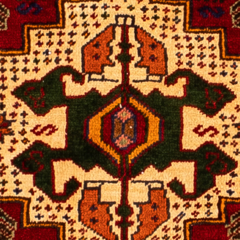 Shiraz Teppich 210x295cm - Perserteppich - dunkelrot