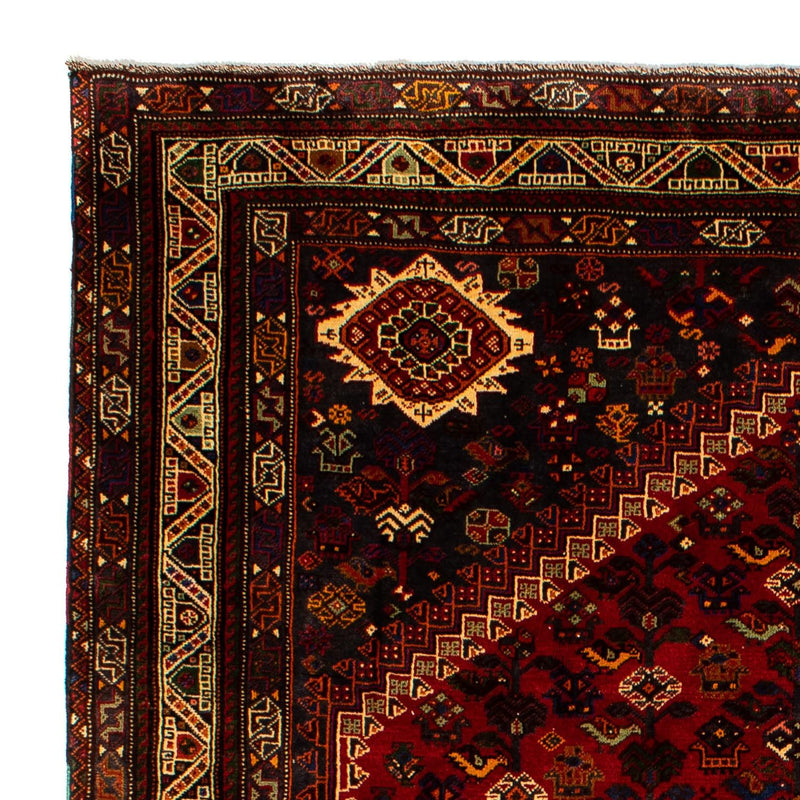 Shiraz Teppich 210x295cm - Perserteppich - dunkelrot