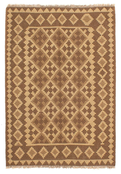 Kelim Fars Teppich 145x190cm - hellbraun