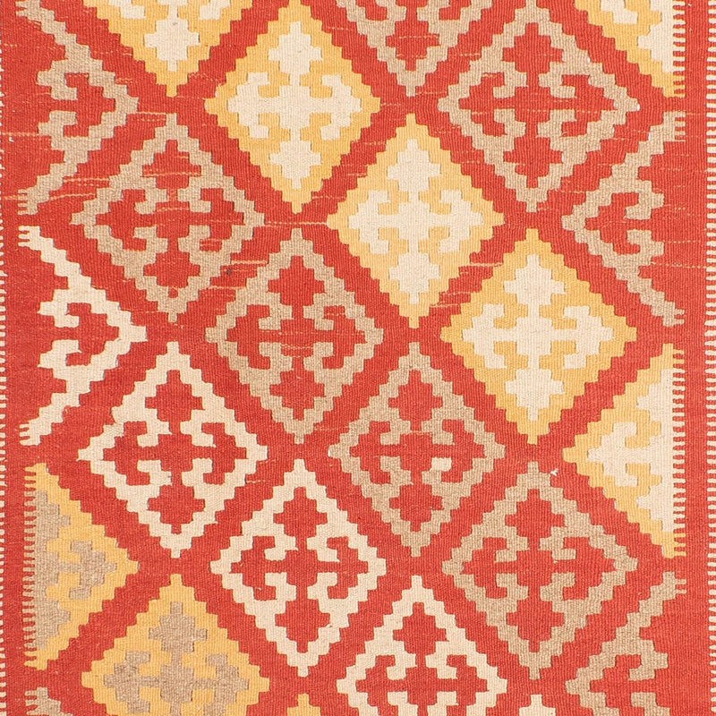 Kelim Fars Teppich 203x311cm - mehrfarbig