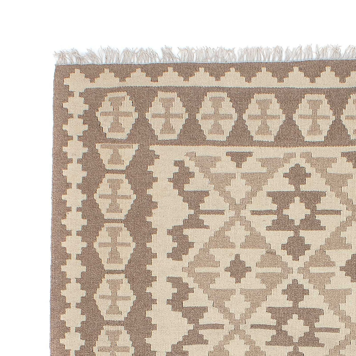 Kelim Teppich - Oriental 173 x 240 cm - beige