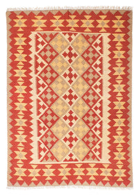 Kelim Teppich - Oriental 148 x 190 cm - orange – product image
