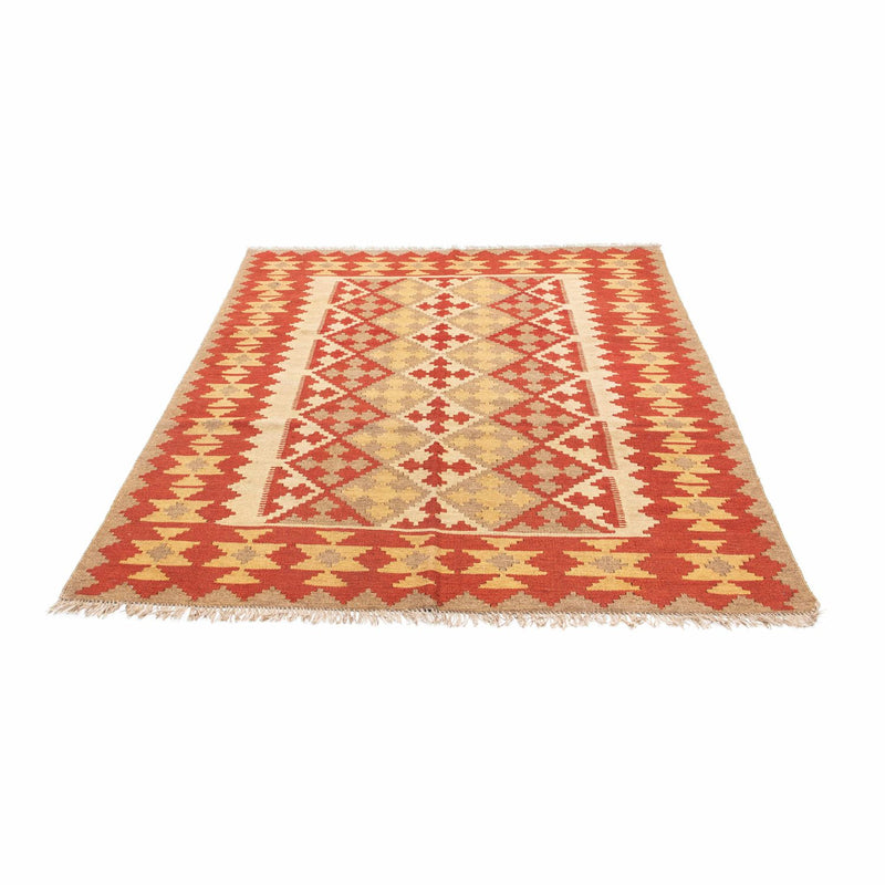 Kelim Teppich - Oriental 148 x 190 cm - orange
