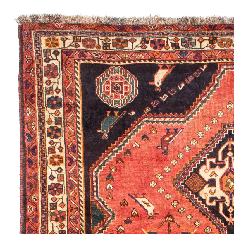 Shiraz Teppich 195x290cm - Perserteppich - hellrot