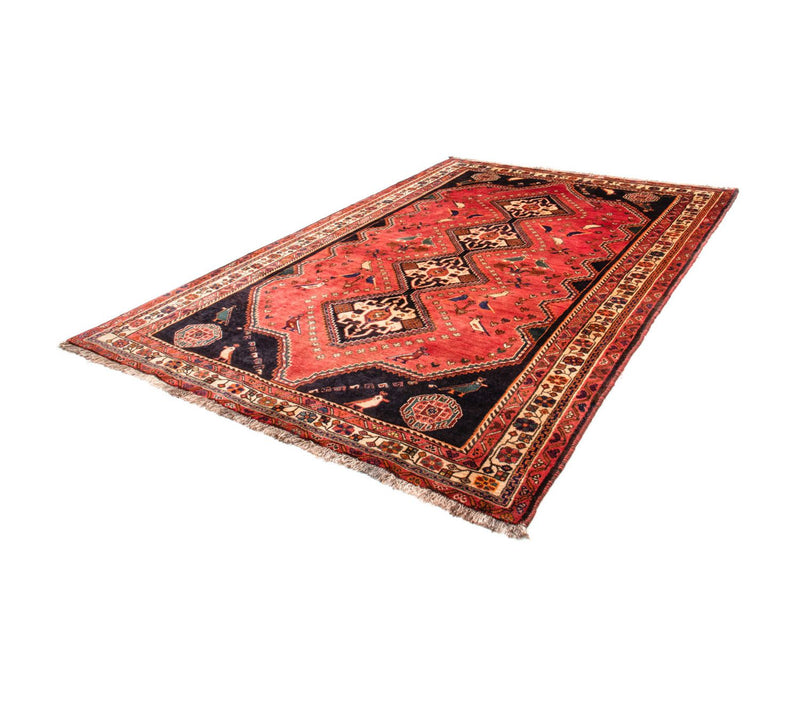 Shiraz Teppich 195x290cm - Perserteppich - hellrot