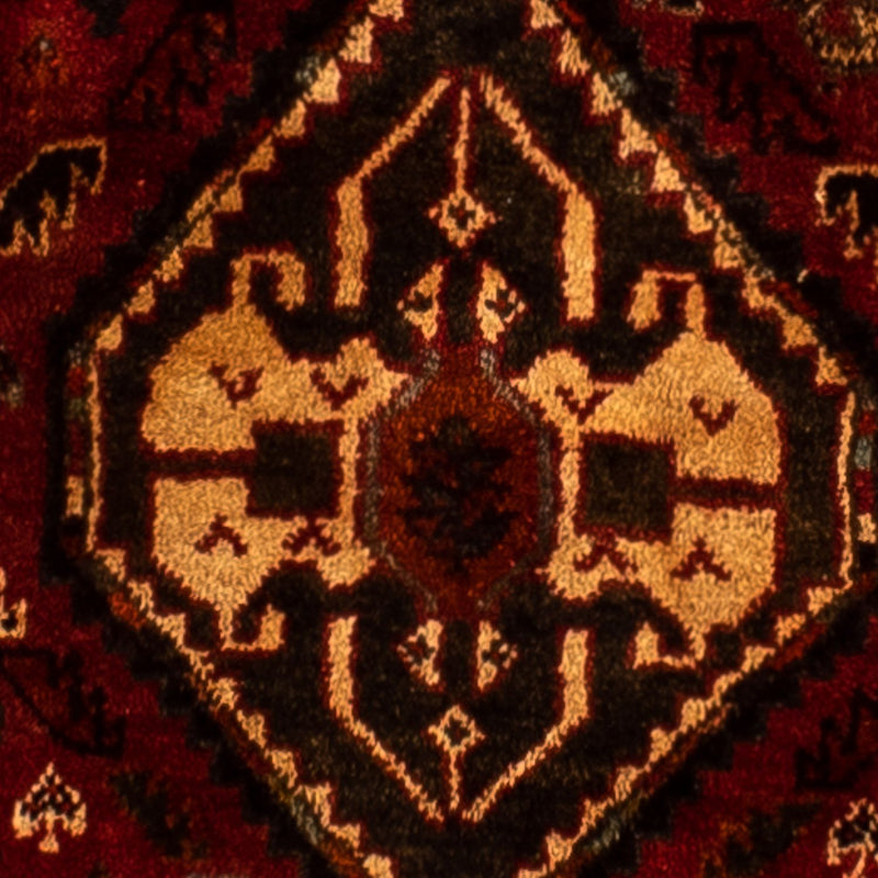 Shiraz Teppich 185x250cm - Perserteppich - dunkelrot