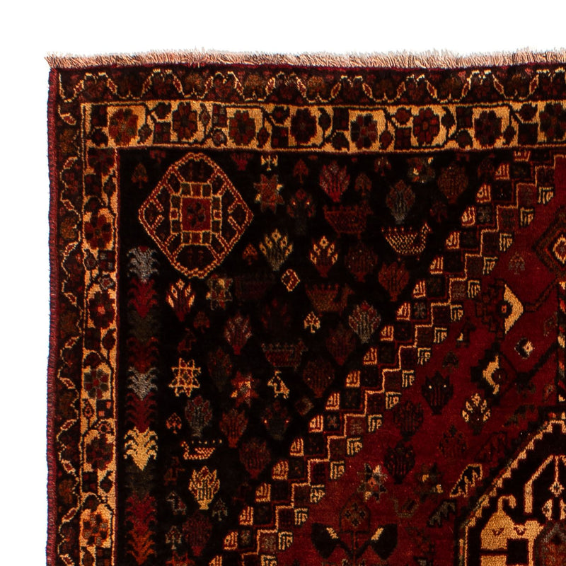 Shiraz Teppich 185x250cm - Perserteppich - dunkelrot