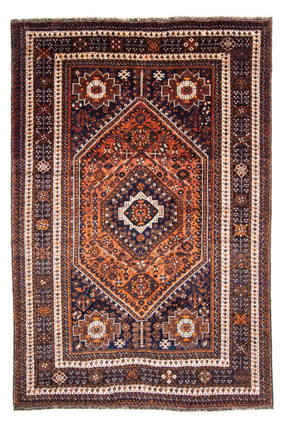 Ghashghai Teppich 235x357cm - Perserteppich - dunkelblau