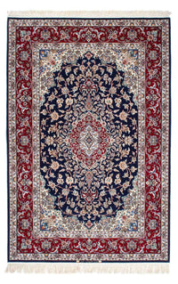 Isfahan Teppich 130x200cm - Perserteppich - dunkelblau – product image