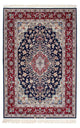 Isfahan Teppich 130x200cm - Perserteppich - dunkelblau