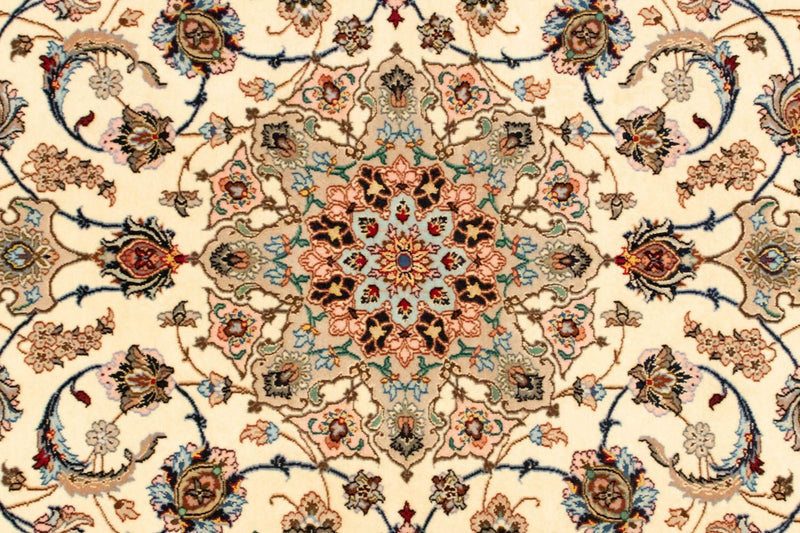 Isfahan Teppich 111x163cm - Perserteppich - beige