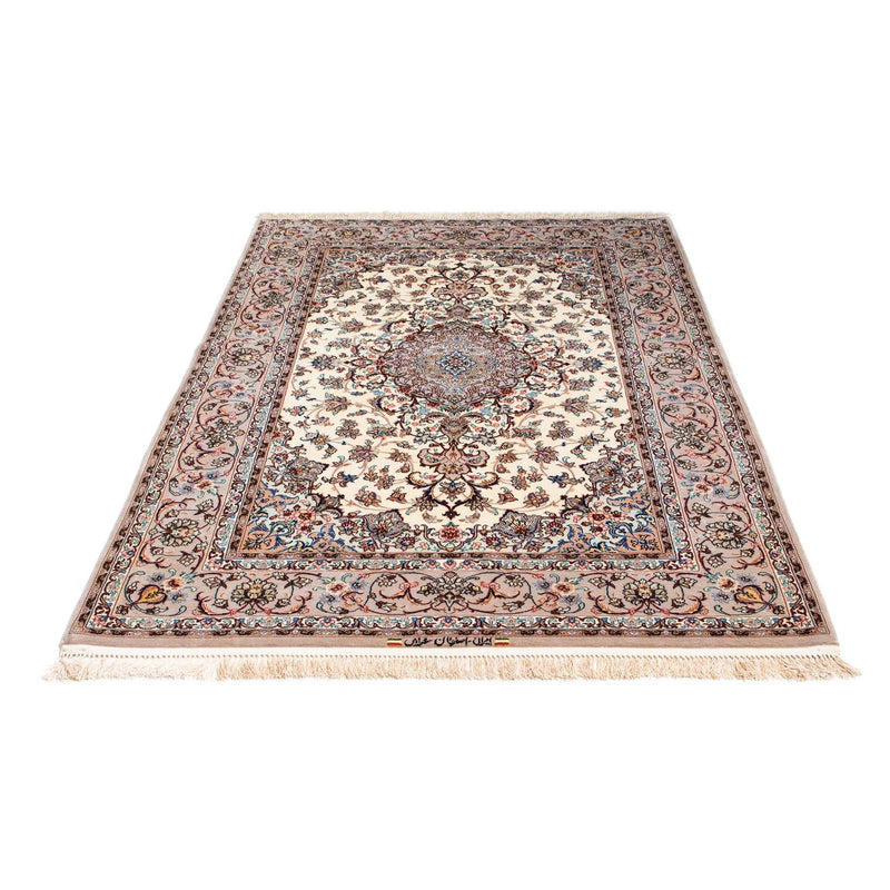 Isfahan Teppich 130x201cm - Perserteppich - beige
