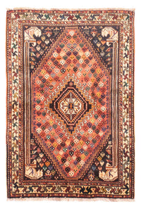 Shiraz Teppich 112x160cm - Perserteppich - hellrot – product image