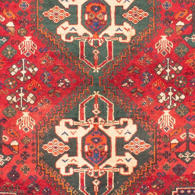 Shiraz Teppich 114x156cm - Perserteppich - dunkelrot