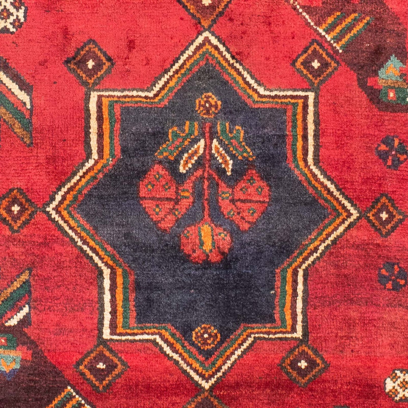 Shiraz Teppich 117x159cm - Perserteppich - dunkelrot