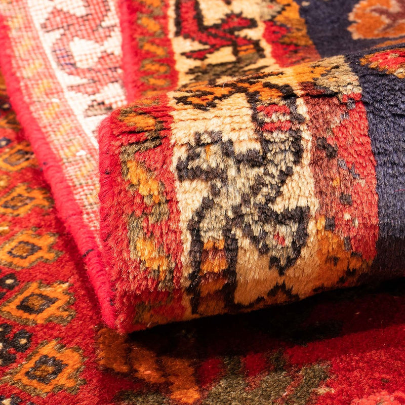 Shiraz Teppich 106x159cm - Perserteppich - dunkelrot