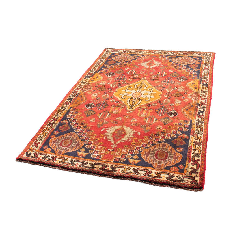 Shiraz Teppich 106x159cm - Perserteppich - dunkelrot