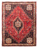 Shiraz Teppich 117x162cm - Perserteppich - dunkelrot