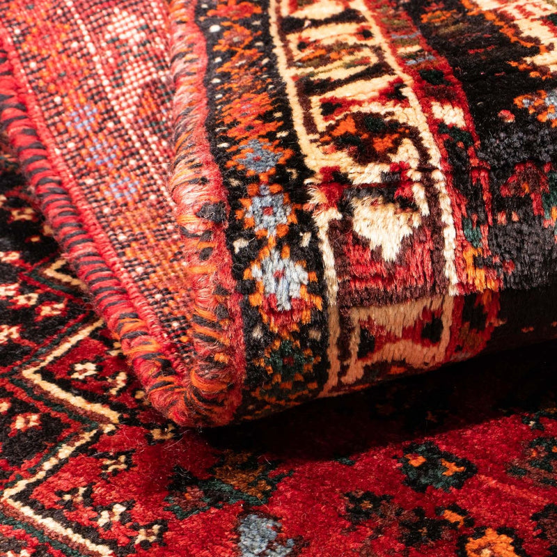 Shiraz Teppich 117x162cm - Perserteppich - dunkelrot