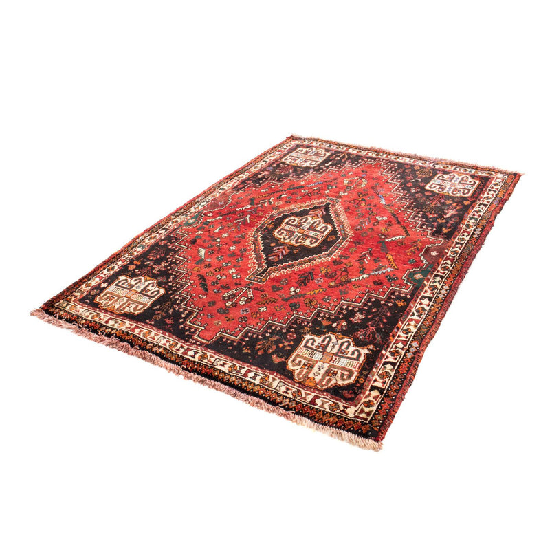 Shiraz Teppich 117x162cm - Perserteppich - dunkelrot