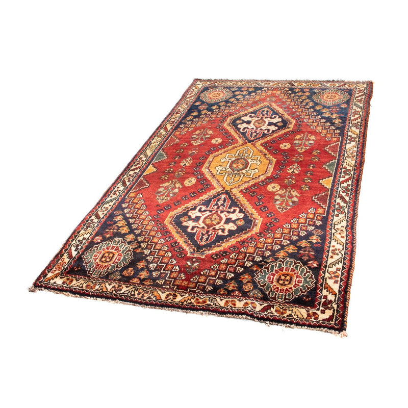 Shiraz Teppich 110x187cm - Perserteppich - dunkelrot