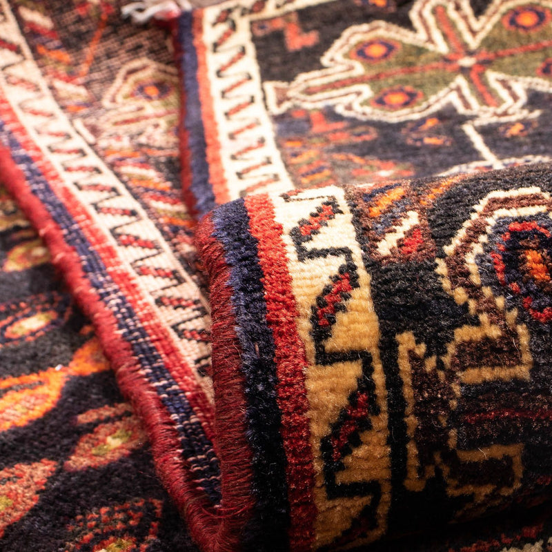 Shiraz Teppich 210x307cm - Perserteppich - dunkelblau