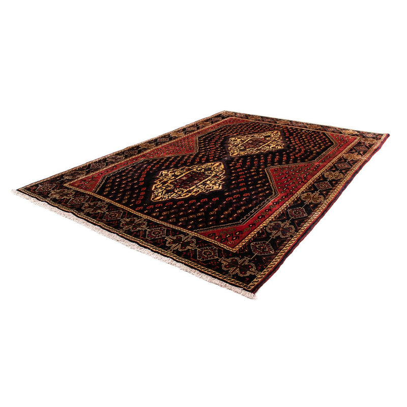 Shiraz Teppich 210x307cm - Perserteppich - dunkelblau