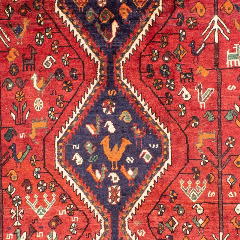 Shiraz Teppich 208x290cm - Perserteppich - rot